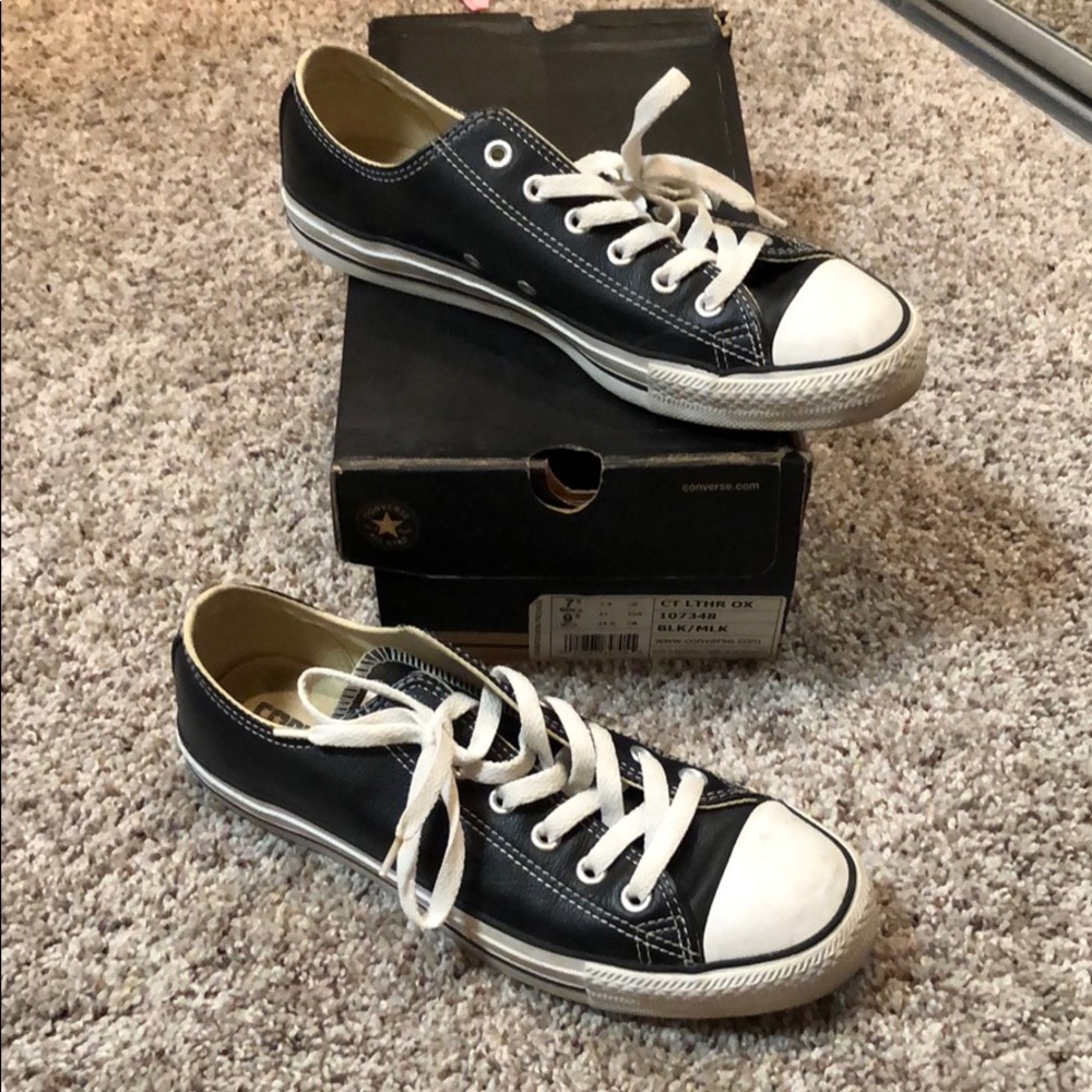 Leather Converse - 9.5